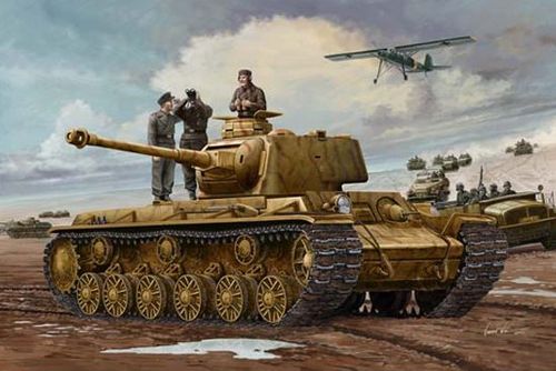 German Pz.Kpfm. KV-1 756(r)...