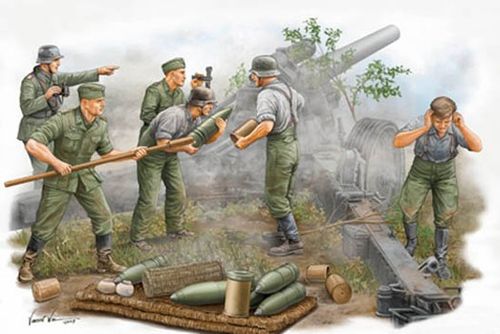 German Field Howitzer Gun...