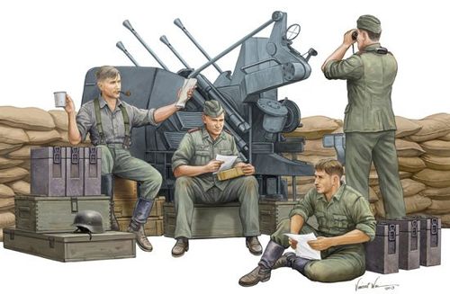 German Anti-Aircraft Gun Crew
