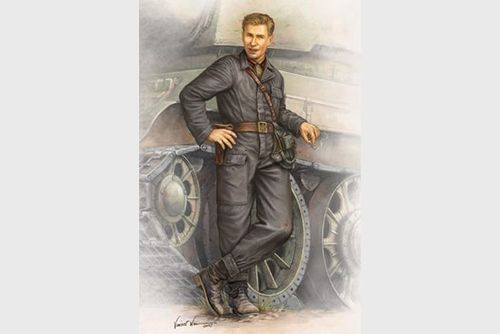 WWII Soviet Army Tank Crewman...