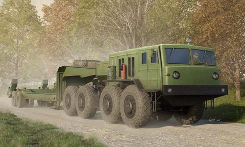 MAZ-545 Transporter with...
