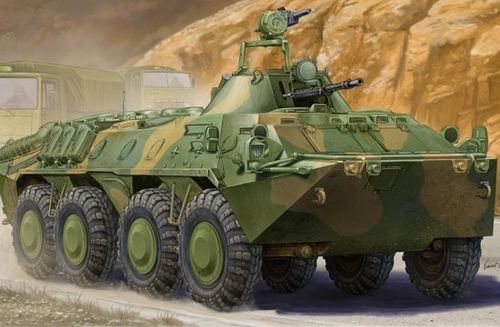 Russian BTR-70 APC in...