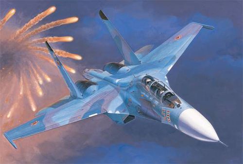 Russian Su-27UB Flanker C...