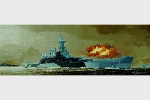 Schlachtschiff USS North...