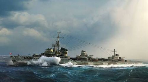 German Zerstörer Z-37, 1943