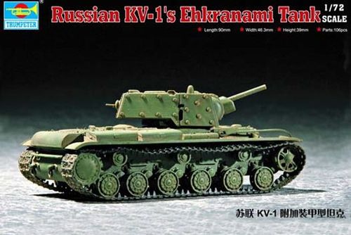 Soviet KV-1S Ehkranami