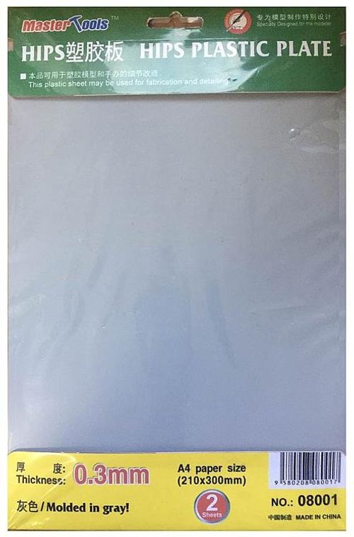 HIPS 0,3mm Plastikplatten...