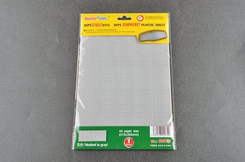 HIPS Zimmerit Plastic Sheet,...