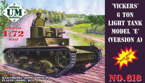Vickers 6 ton light tank...