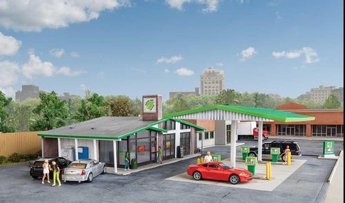 Moderne Tankstelle