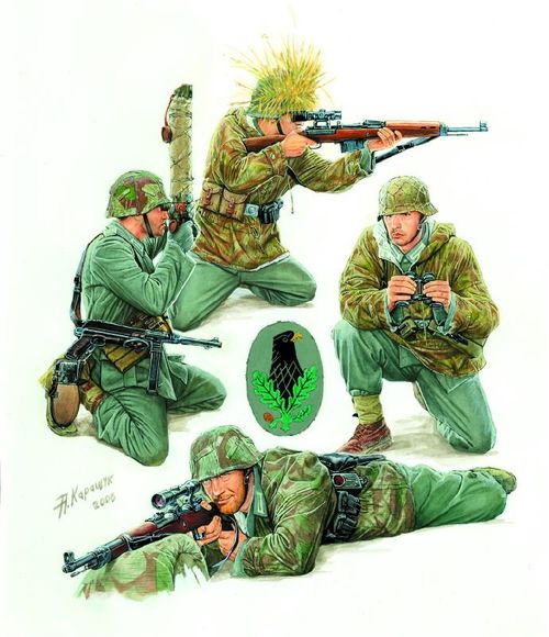 German Sniper Team WWII