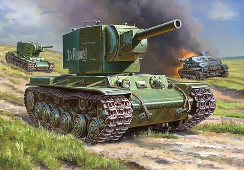 WWII Rus. Panzer KV-2 Gigant
