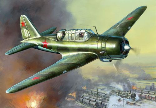WWII Russischer SU-2 Leichter...