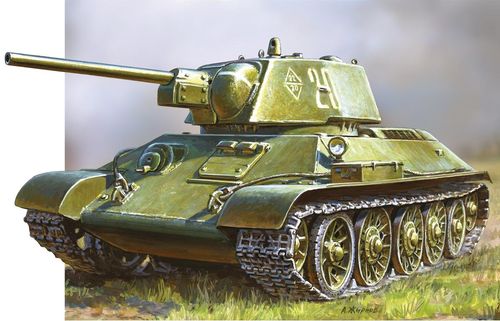 WWII Rus. KPz T34/76 Snap-Fit