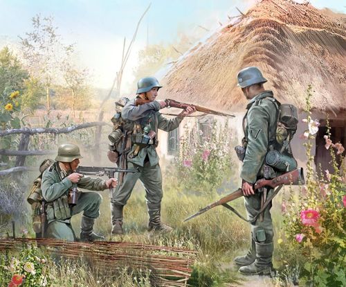 WWII Figuren-Set Deutsche...