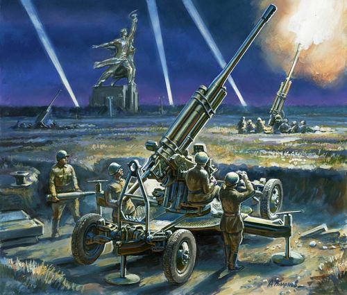Soviet 85 mm Anti-Aircraft-Gun