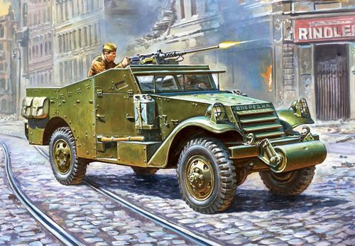 Sov.M-3 Scout Car w/mach.gun...