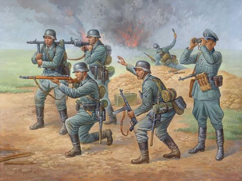 WWII Figuren-Set Dt....