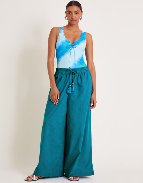 Yara Plain Wide Leg Trousers...