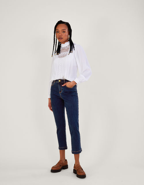 Safaia Crop Jeans with...