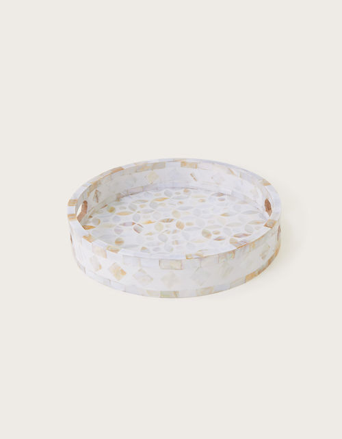 Mother of Pearl Round Tray