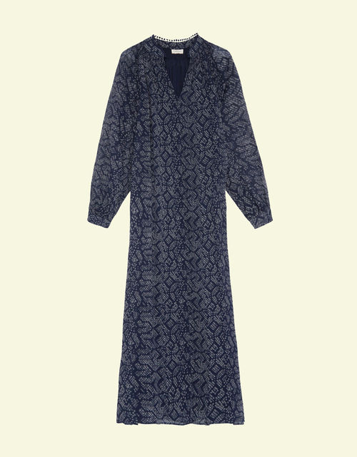 Maison Hotel Jeanne Dress Blue