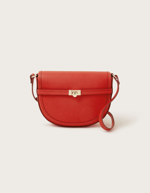 Clasp Cross-Body Bag Red