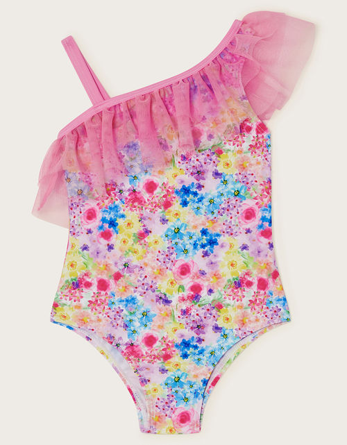 Baby Ditsy Mesh Swimsuit Multi