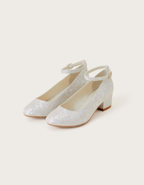 Sophia Jacquard Heeled Shoes...