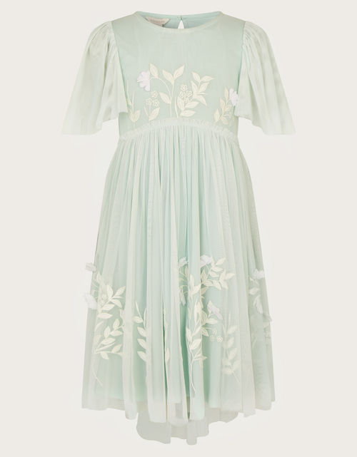 Embroidered Botanical Dress...