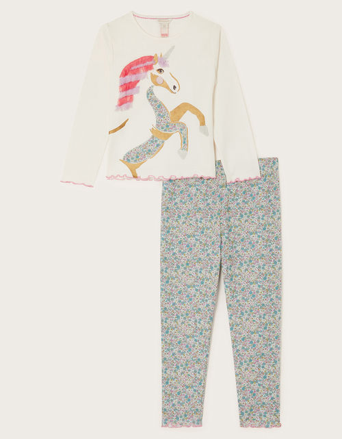 Unicorn Ditsy Print Pyjama...