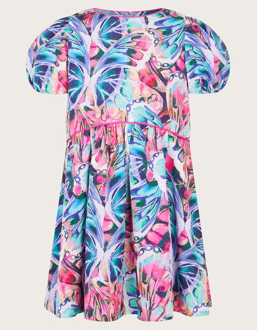 Butterfly Print Dress Multi