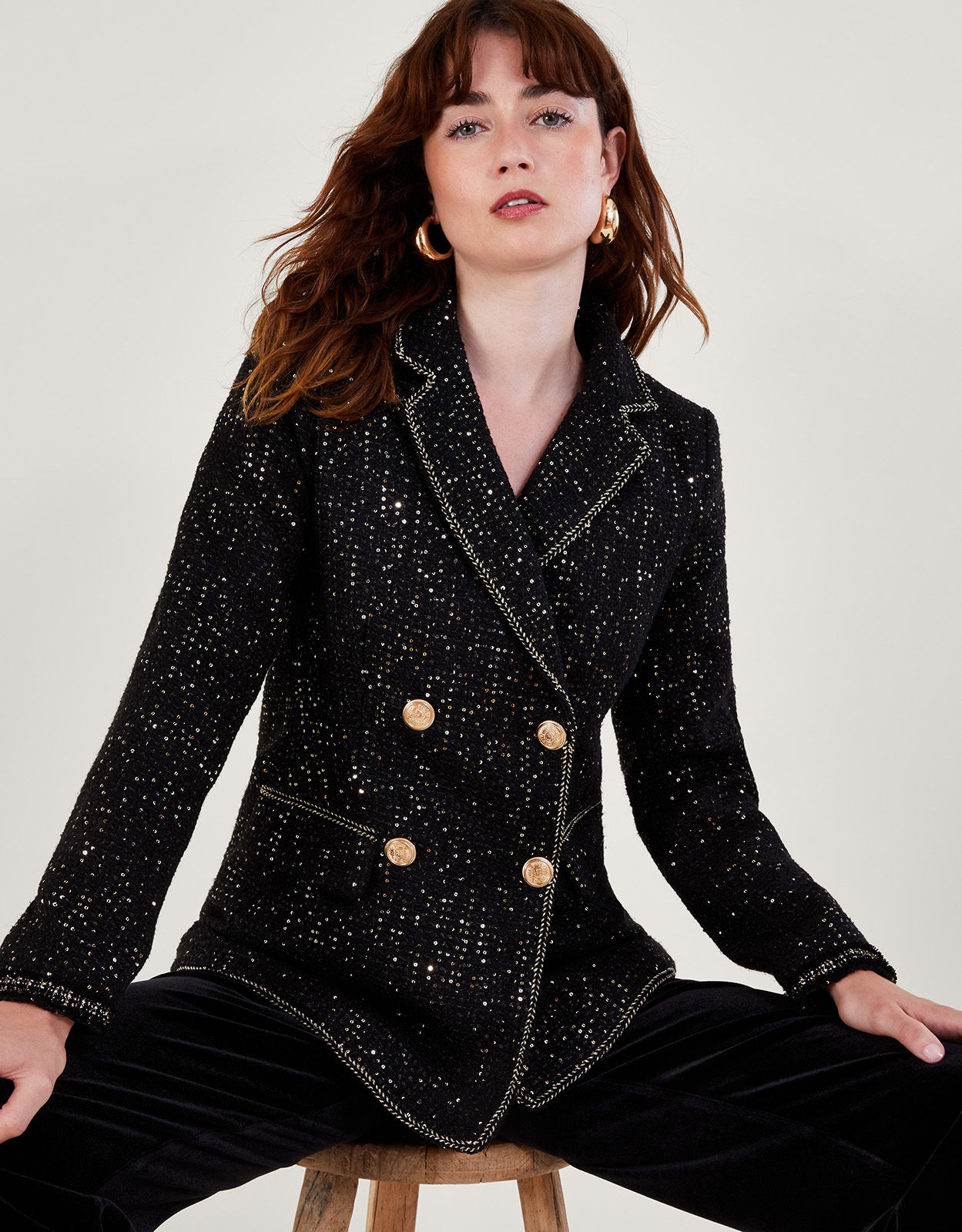 Monsoon tallulah ruffle coat outlet