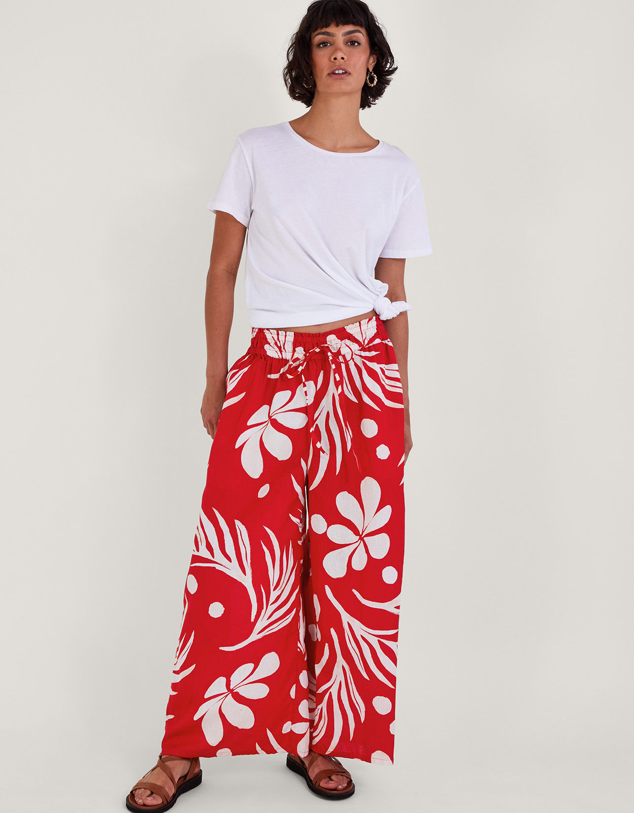 Leaf print boho harem pants | Buy Online | Femme Connection