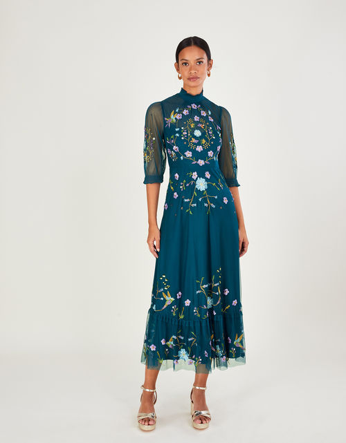 Francesca Embroidered Midi...