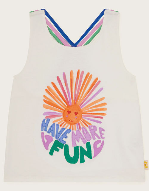 Have More Fun Vest Ivory