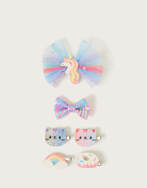 6-Pack Novelty Hair Clips