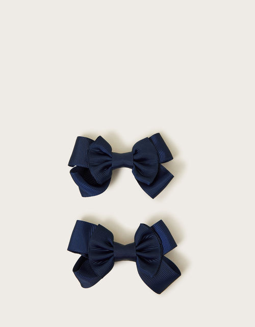 2-Pack School Bow Hair Clips