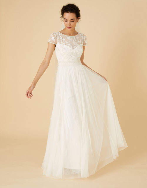 Anne Embellished Bridal Maxi...