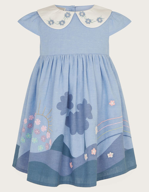 Baby Applique Chambray Dress...