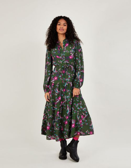 Tabitha Midi Shirt Dress in...