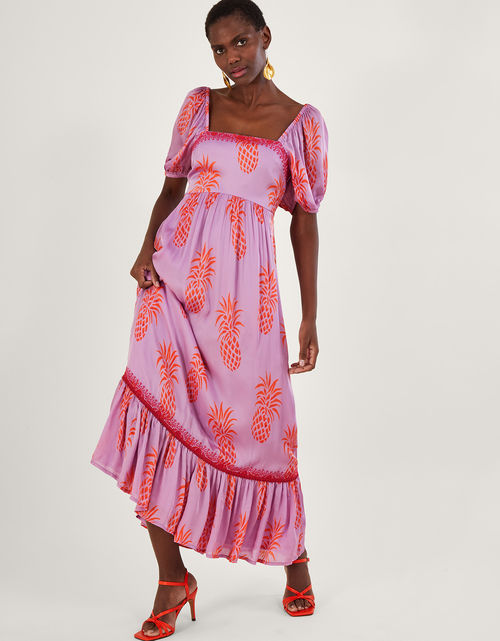 Anasi Pineapple Print Dress...