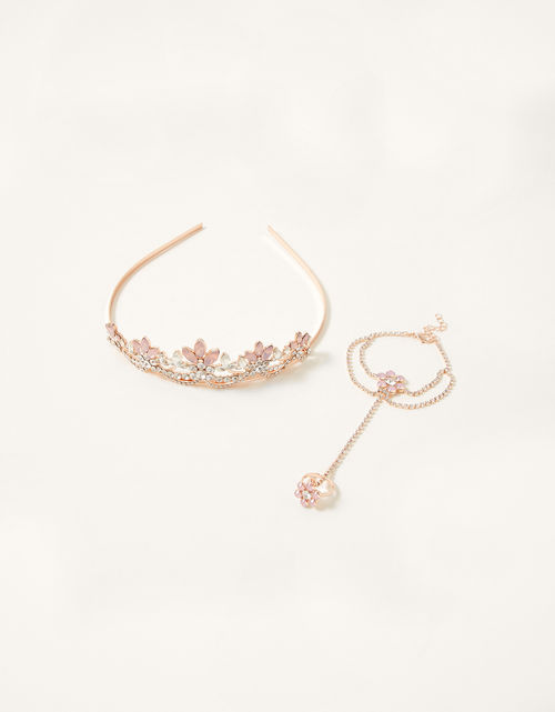 Jewel Tiara Linked Ring...