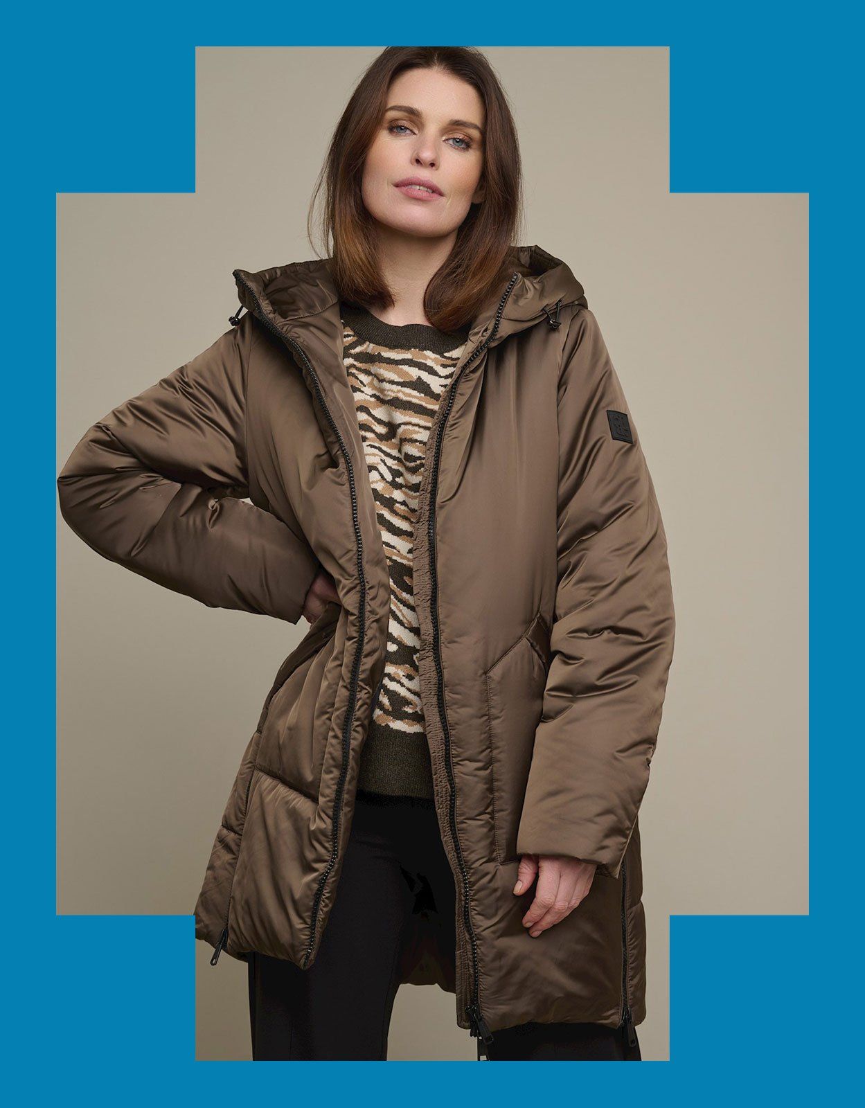 Hallie long padded coat hotsell