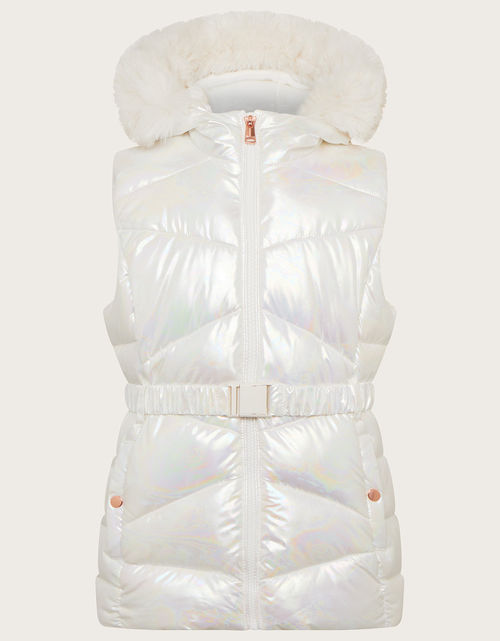 Iridescent Puffer Hooded...