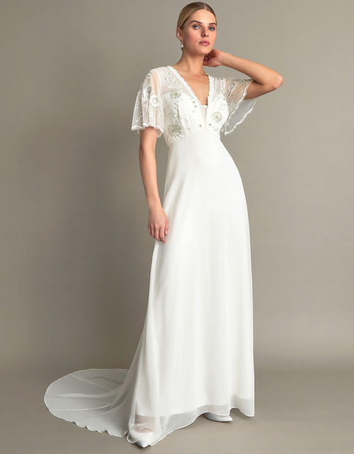Liz Embroidered Bridal Dress...