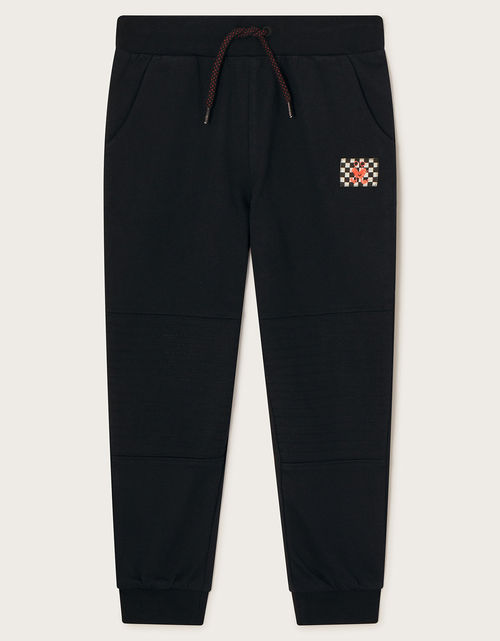 Reinforced Knee Joggers Black