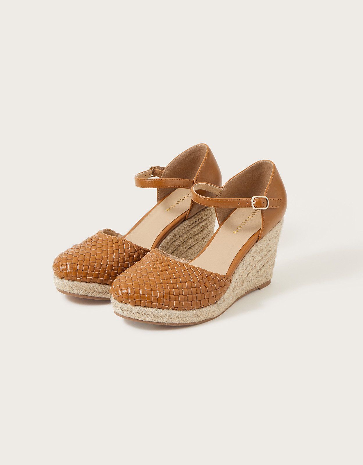 Tan wedge sandals uk deals