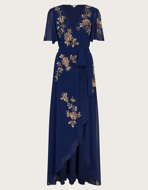 Sarah Embellished Wrap Dress...