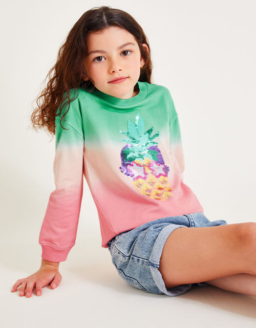 Fun Pineapple Sweat Top Green